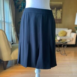 Trina Turk Carwash Crepe skirt black seamed sz 0